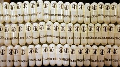 Capsules of the drug thalidomide.