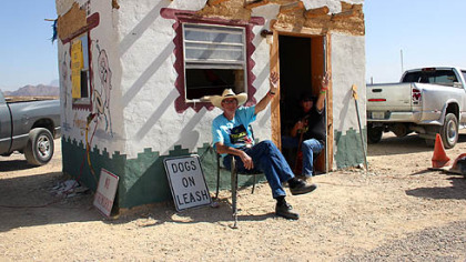 Texans welcome visitors to the Original Terlingua International Chili Cook-Off.