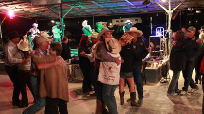 Two-Stepping the last night of the chili festival.