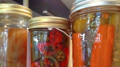 Some of the gorgeous contestants in Slow Food Pittsburgh's recent Picklefest.