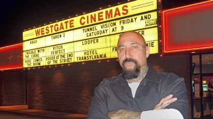 Cristos premiered his new movie, "Tunnel Vision," in his hometown of New Castle earlier this month.
