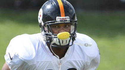 Steelers running back Isaac Redman.