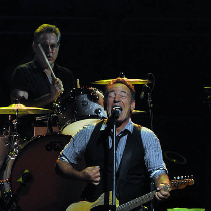 Bruce Springsteen performs at Consol Energy Center as part of The Wrecking Ball Tour.