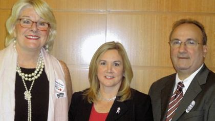 Agnus Berenato, Suzie McConnell-Serio and Sal Buscaglia.