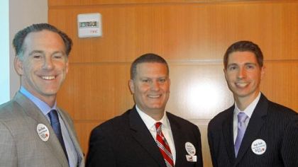 Jamie Dixon, Jim Ferry and Andy Toole.