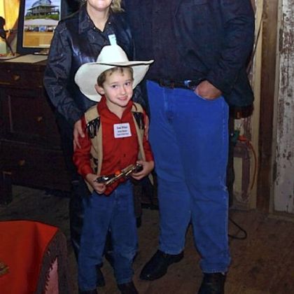 Jodie, Bill and Liam Welge.
