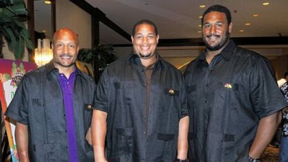 Carnell Lake, Al Woods and Max Starks.