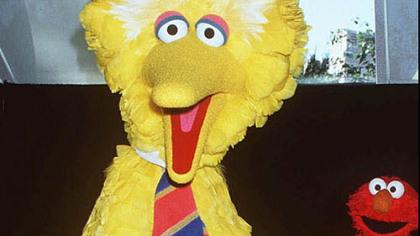 Big Bird is one of the most popular Halloween costumes this season.