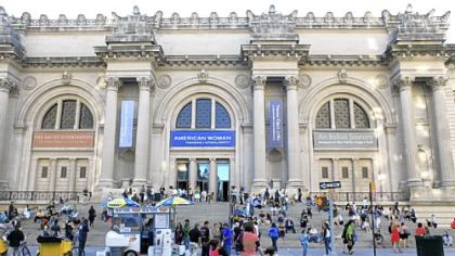 The steps of the Metropolitan Museum of Art, Fifth Avenue at 82nd Street, are prime territory for people watching. You can step inside to glimpse 5,000 years of history (though not on Mondays, when it's closed).