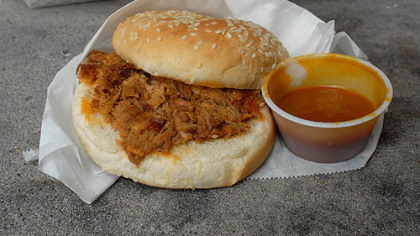 Pork barbecue at The Twist in Eutawville, S.C.