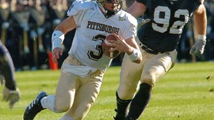 Pitt quarterback Tyler Palko against Notre Dame in 2004.
