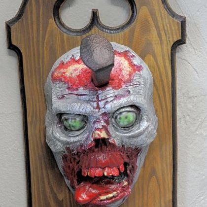 A zombie hook at House of the Dead.