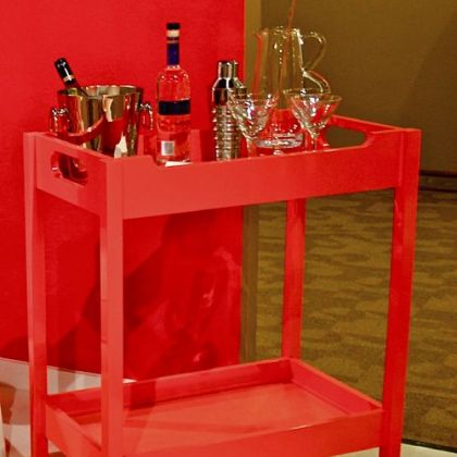 Oomph bar cart from Currey & Company.
