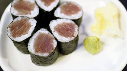 Sushi at Shadow Lounge, East Liberty.