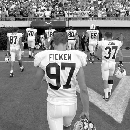 Penn State kicker Sam Ficken leaves the field after a Sept. 8 game against Virginia likely hard to forget. He missed a field goal, his fourth miss of the game, that would have given the Lions the victory in the final seconds.