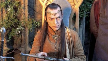 Hugo Weaving as Elrond.