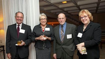 Dinner co-chairs Tim and Linda Burke, dinner chair Alex Speyer and Pittsburgh Parks Conservancy director Meg Cheever.