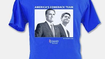 America's Comeback Team photo T-shirt, $30.