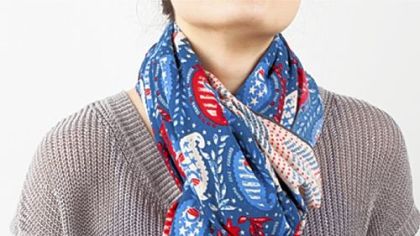 Oversized scarf designed by Nanette Lepore, $95.