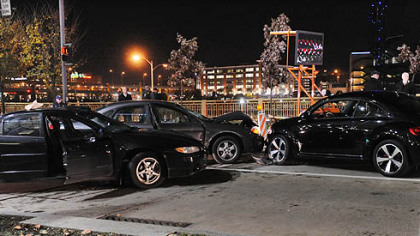 Pittsburgh police said the driver of a stolen car who later died after jumping into the Allegheny River Wednesday night turned the wrong way down Fort Duquesne Boulevard, Downtown, and crashed with another vehicle near Stanwix Street.