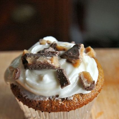 Coming Sunday: Pumpkin Spice Cupcakes with Maple Frosting.