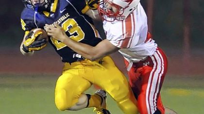 Central Catholic's Luigi Lista-Brinza leads the Vikings with 892 rushing yards this season.