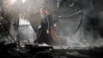 Henry Cavill is Superman in "Man of Steel."