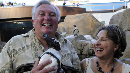 Patrick Mangus, left, was fired Thursday as executive director of the National Aviary.