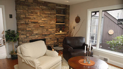 The interior of Richard Wizig's Mt. Lebanon home.