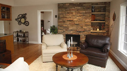 The interior of Richard Wizig's Mt. Lebanon home.