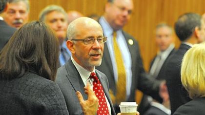 Professor David Harris of the University of Pittsburgh School of Law was presented an award at the Law Enforcement Agency Directors ceremony on Friday.