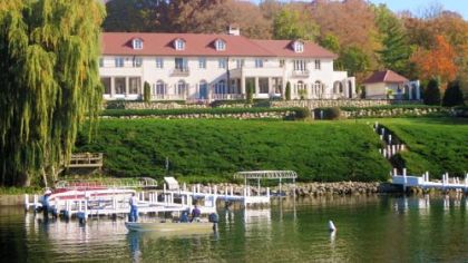 Alta Vista, an Italian Renaissance home built in 1920, is one of the grand mansions that line the shore of Geneva Lake, Wis.