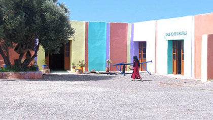 Women's argan oil cooperative near Essouaria, Morocco.