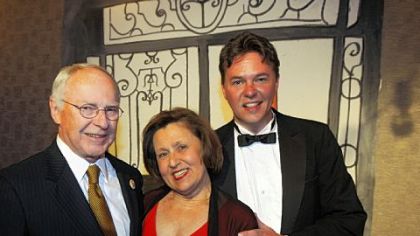 Eugene and Sandy O'Sullivan with Andrew Paul.