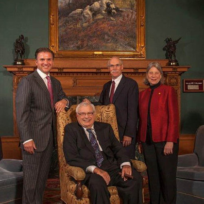 Dr. Joseph A. Hardy III, Robert Kozel, Kevin McMahon and Tori Haring-Smith.