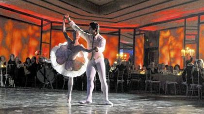 PBT dancers Christine Schwaner and Alexandre Silva.