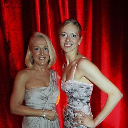 Kitty Hillman and PBT principal, Julia Erickson.