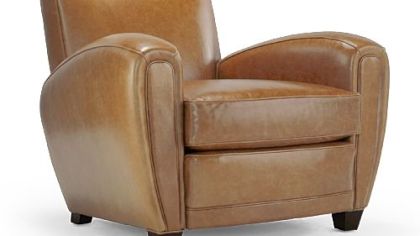 Will's chair is the most coveted piece in the collection designed by "The Good Wife" set decorator Beth Kushnik.