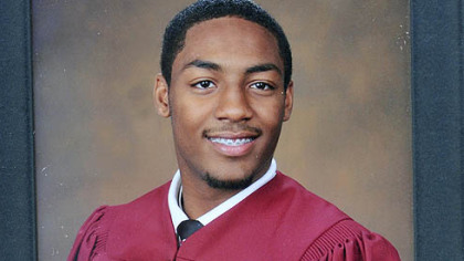 School photo of Leon Ford, 19, who was shot by Pittsburgh police during a traffic stop November 11, 2012.