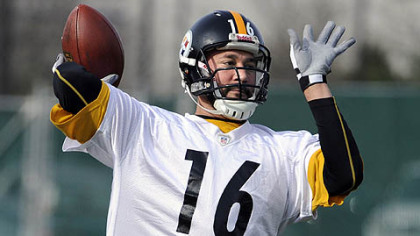 Steelers quarterback Charlie Batch at the team's South Side facility.