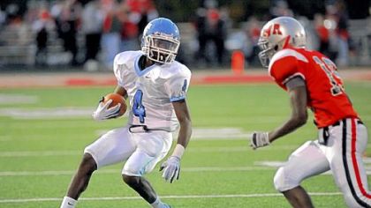 Central Valley receiver Robert Foster, left, is one of three star WPIAL recruits visiting Pitt this weekend.