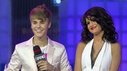 Justin Bieber and Selena Gomez, taking the stage at the 2011 MuchMusic Video Awards in Toronto, would appear to be Splitsville.