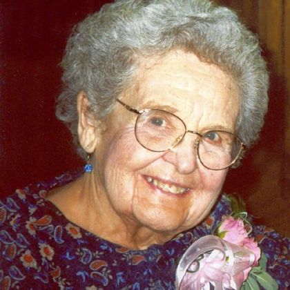 Rebecca Sodergren's grandmother, Norma "Nan" Beinlich, in 2002.