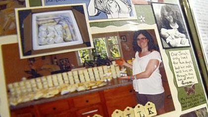 Heidi Solomon created a detailed scrapbook of her journey to donate 1,300 ounces of breast milk after her son's death.