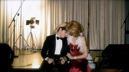 Cameron McKendry as young Gavin Rapp and Kristin Spatafore as Skyliners singer Janet Vogel Rapp in "Since I Don't Have You." The movie will be shown Wednesday at SouthSide Works Cinema.