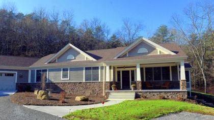 Exterior of the Falcione home in Marshall.