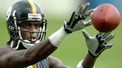 Former Steelers receiver Plaxico Burress.