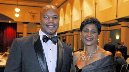 The Rev. William Curtis and Judge Kim Clark.