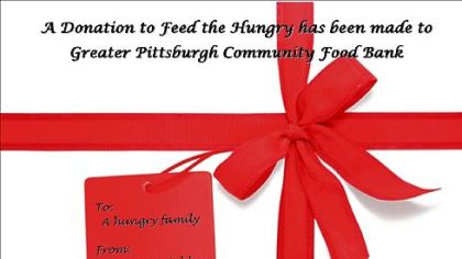 Ecard for the Greater Pittsburgh Community Food Bank.