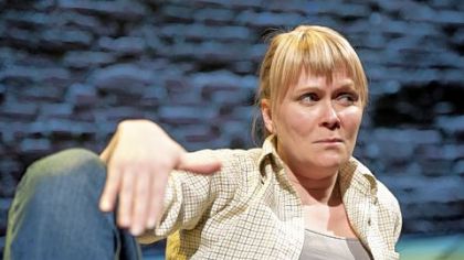Tami Dixon in her one-woman show "South Side Stories" at City Theatre.